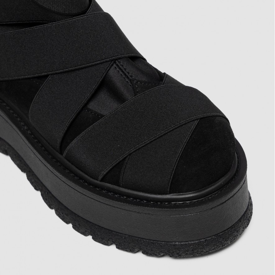         Ghete - Uddy - Velur Black